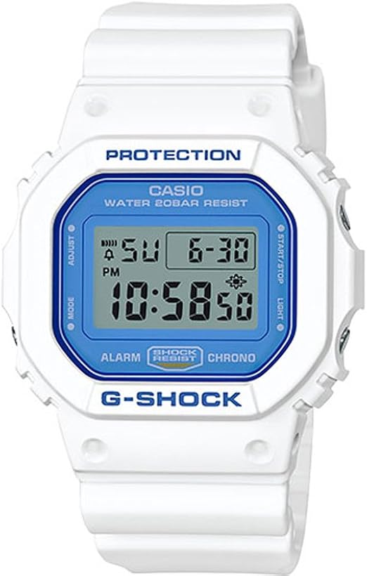 g shock square white