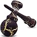 Kaleb USA Black & Yellow Full Lightning Cracked Kendama And Extra String