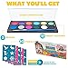 Blue Squid Face Paint Party Pack | 12 Color, 30 Stencils, 2 Brushes | Best Value Face Painting Set for Kids | Vibrant Water Based Non-Toxic FDA Approved