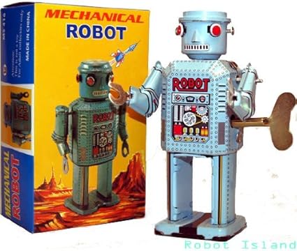 wind up robot toy
