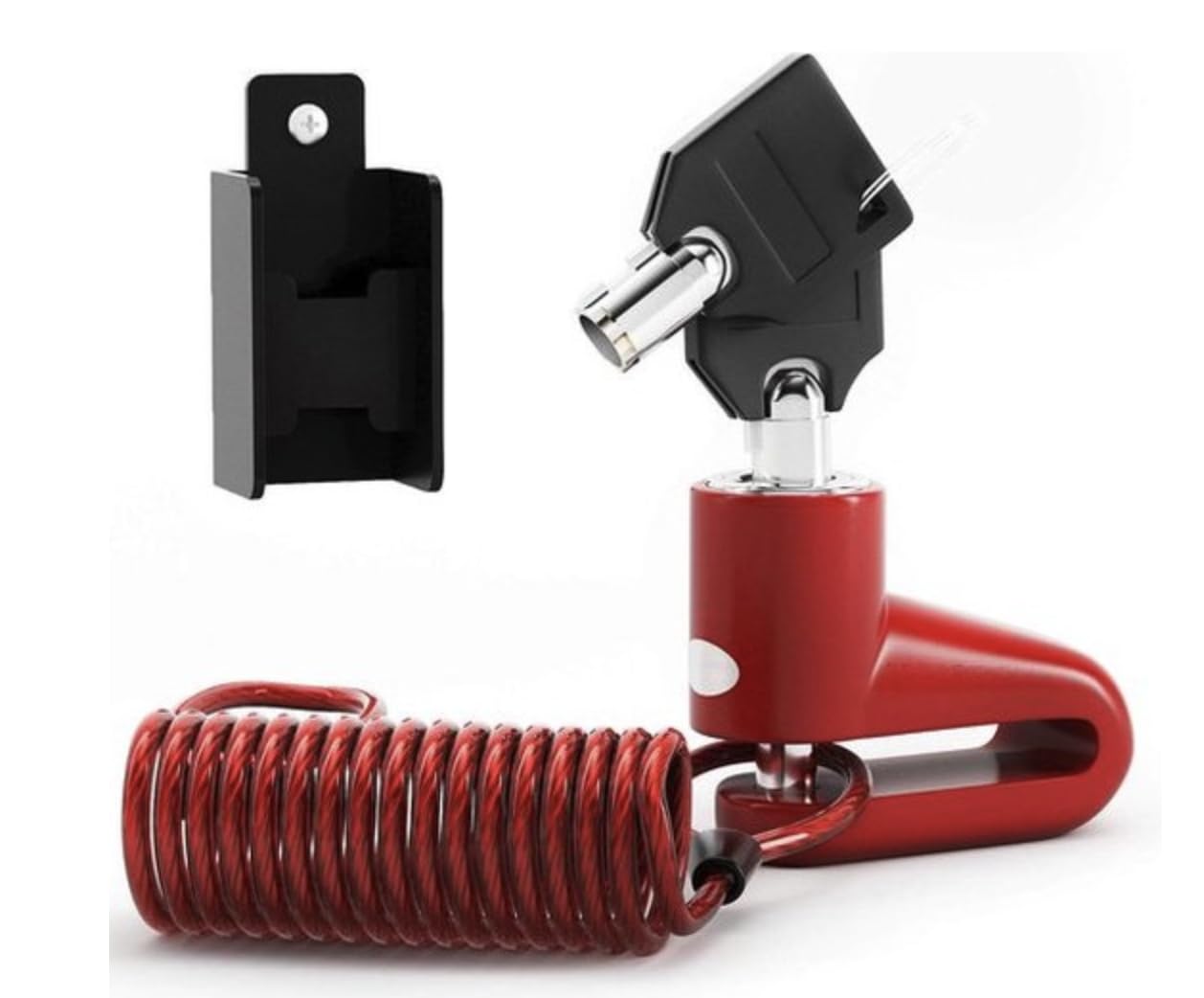 Bicycle Locks ZenXstore Disc Brake Lock - Bicycle Lock - Electric Step Lock - Brake Disc Lock - Motorcycle Lock - Electric Scooter Accessories - Lock Step - Brake Disc Lock