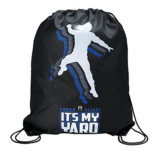 WWE Authentic Wear WWE Roman Reigns It s My Yard Drawstring Bag Black
