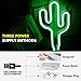 COOBONS Cactus Neon Signs, LED Neon Signs for Wall Decor, Led Safety Art Wall Decoration Lights Neon Lights Night Table Lamp with Battery Powered/USB for Baby Room, Home, Best Gift for Children ...