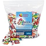 Tootsie Rolls - Tootsie Roll Fruit Chews - Tootsie Frooties, Assorted Flavored Taffies, 3 LB Bulk Candy