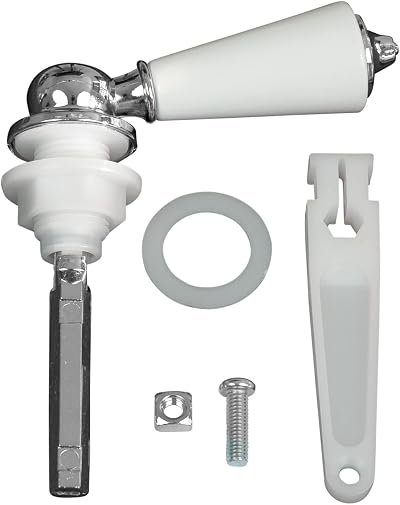 Fluidmaster Chrome Ceramic Cistern Lever 4" 110mm Pipe 300-600mm Flexible Steel