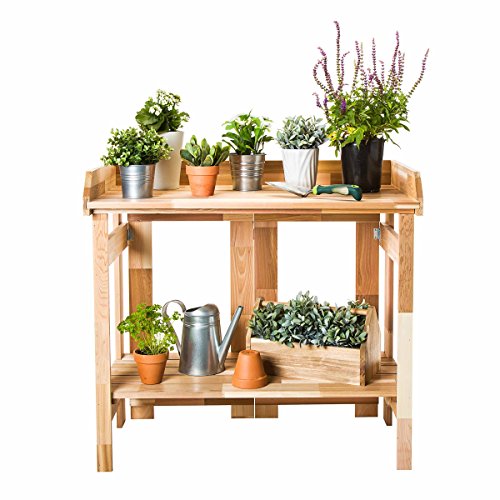 5 CedarCraft+Folding+Cedar+Potting+Bench