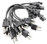 CablesOnline 10-Pack 1ft. Short 3-Conductor PC