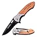 ForeverGiftsusa Free Engraving - Quality Wood Handle Multi-purpose Knife
