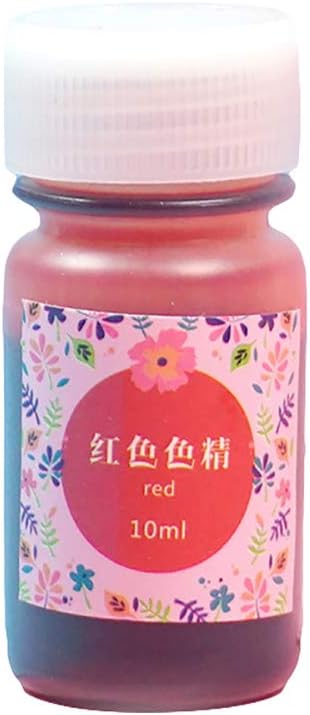 Brussels08 10g Epoxy UV Resin Dye Colorant Non-Toxic Safety Liquid Pigment DIY Jewelry Making Colorant for Soap Making Dye for Slime, Resin Dye, Soap Molds Colorants,Candle Making Red