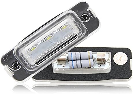 2X White License Plate Lamp 12V Super White Lamp Suitable Mercedes Benz W164 X164 W251 Car Styling Rear Tail Lamps
