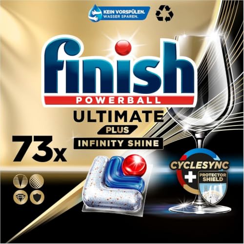 Finish Ultimate Plus Infinity Shine, Dishwasher Tablets, Fresh, 73