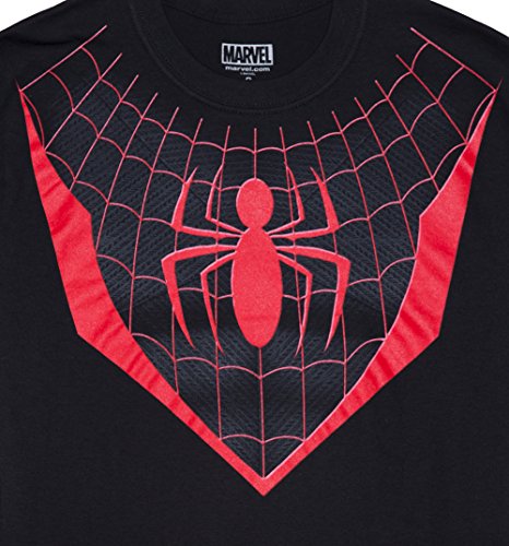 Mens Black Ultimate Spider Man Costume T Shirt