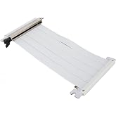 PUSOKEI PCIE 4.0 x16 Extender Riser Cable, High Dual Sided Reverse 180 Degree PCI E Ports GPU Graphic Card Extension Cable for RX 7900 7800 7700 7600 7500,etc (White)