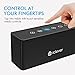 iClever Slambox Bluetooth Speakers - 20W Powerful Wireless Speaker with Superior Audio Sound, Capacitive Touch Control, Long-Lasting Battery Life, Perfect for Party Beach Outdoors