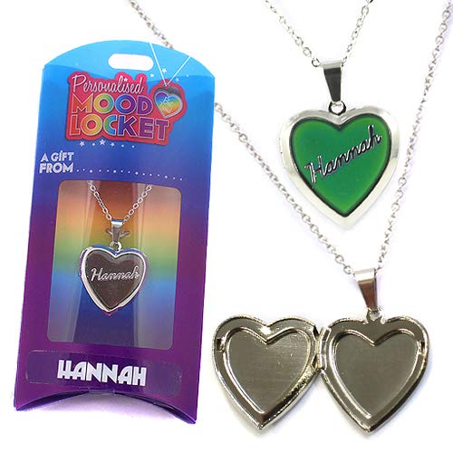 Stands Out Personalised Mood Locket Necklace - Hannah