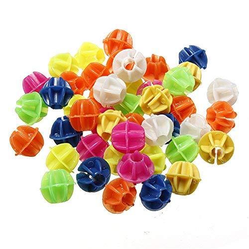 TRIXES 72 Pack of Bright Multicolored Bicycle Beads