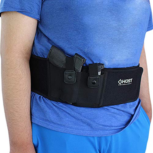 Ghost Concealment Belly Band Holster for Concealed Carry Fits up to a