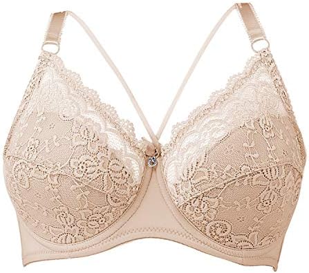 New Plus Size Bra Ultra-Thin Bralette lace for Women Racerback Push Cotton Bra