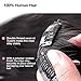 ALi Queen 6A Grade 18 inch Off Black Clip In Brazilian Virgin Human Hair 7pcs/set, Straight Hair Extension(1B#)