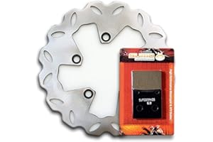 SUMO BRAKES Sumo Rear Brake Rotor+Pads fits Suzuki GSF 600 Bandit [1995-2004] GSX 600 F Katana [1998 1999 2000 2001 2002 2003 2004 2005 2006] GSX-R 600 [1992-1993] RF600 R [1994 1995 1996 1997] SV650 [1999-2002]