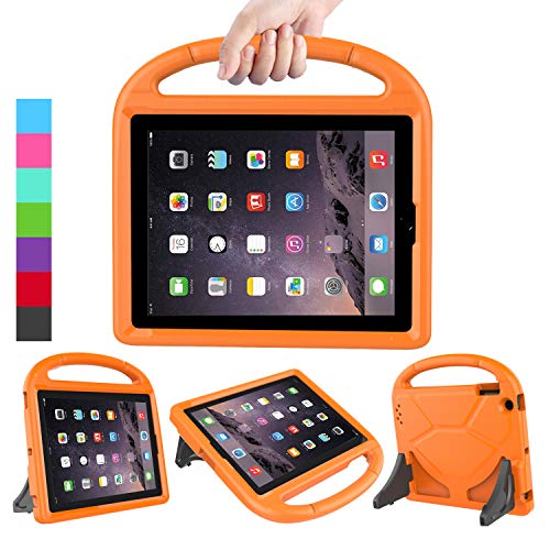 LEDNICEKER Kids Case for iPad 2 3 4 - Light Weight Shock Proof Handle Friendly Convertible Stand Kids Case for iPad 2, iPad 3rd Generation, iPad 4th Gen Tablet - Orange