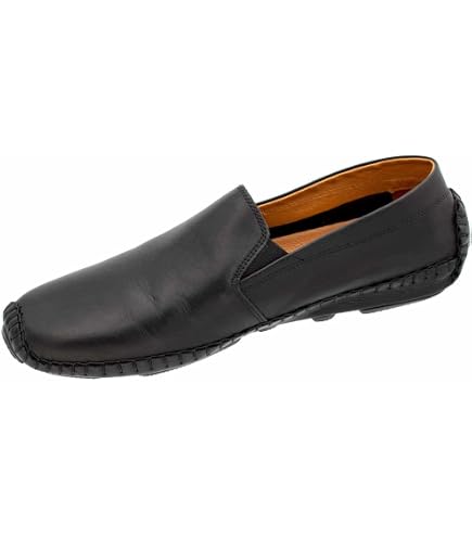 Pikolinos Leather Slip On Loafers Mens EU 46 US 12  Black Moc Toe Vibram Classic Men main image 3