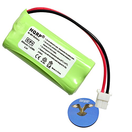 HQRP Phone Battery for AT&T LUCENT CRL32102 CRL32202 CRL32302 CRL32352 CRL32452 TL88102 TL88202 TL86009 Cordless Telephone plus Coaster