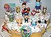 Cake Toppers Paw Patrol Deluxe Mini Cupcake Decorations Set of 14 Featuring Old and New Pups Like Everest and Tracker, New Vehicles, Special Sticker and ToyRing.