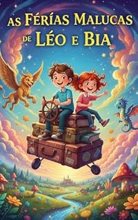 Livro As Férias Malucas de Léo e Bia: Uma história encantadora sobre dois amigos . Perfeita para crianças que amam aventuras emocionantes.
