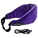 Blindfold,Wireless Bluetooth Eye Mask,Headphone Sleeping Headphone Eyemask Built-in Speakers Micophone,Hand Free Speaking Calls and Music Enjoy Washable Design Purple Soft Eye Mask