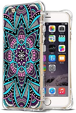 iPhone 6S TPU Case, LEIMON Vintage Totem Tribal Pattern Henna Flora Design Clear Soft Bumper Protective Shockproof Case for Apple iPhone 6 6S 4.7 inch