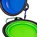 Collapsible Dog Bowl Designed by Friends Forever, Foldable Expandable Cup Dish for Pet Food Water, USDA / FDA Recommended BPA Free Silicone