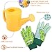 NOUVCOO Gardening Tools Set for Kids, 7 PCS Garden Tools Covering Garden Sturdy Tote, Watering Can, Shovel, Rake, Fork, Children Gardening Gloves and a Kids’ Delightful Booklet How to Garden, NC27thumb 4