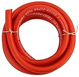 Rockville R4G5R Red 4 AWG Gauge 5 Foot Car Amp