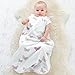 Woolino Merino Wool and Organic Cotton Baby Sleeping Bag - 4 Season Classic Sleep Sack - Two-Way Zipper Sleeping Bag for Baby and Toddler - 0-6 Months - Butterfly