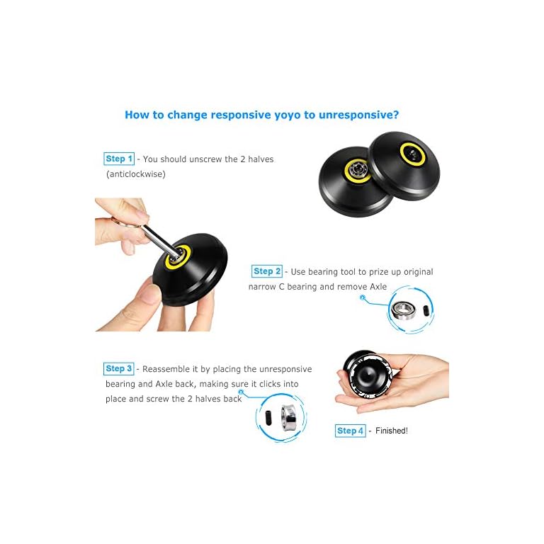 MAGICYOYO Professional Responsive Yoyo V3, Aluminum Yo Yo for Kids