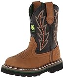 John Deere 2190 Western Boot (Toddler/Little Kid),You Tan Black Top Pull ON,1 M US Little Kid