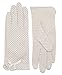 Summer Women Dots Sun Uv Protection Outdoor Cotton Driving Gloves,Beige