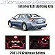 XtremeVision Nissan Altima Sedan 2007-2012 (10 Pieces) Blue Premium Interior LED Kit Package + Installation Tool Tool