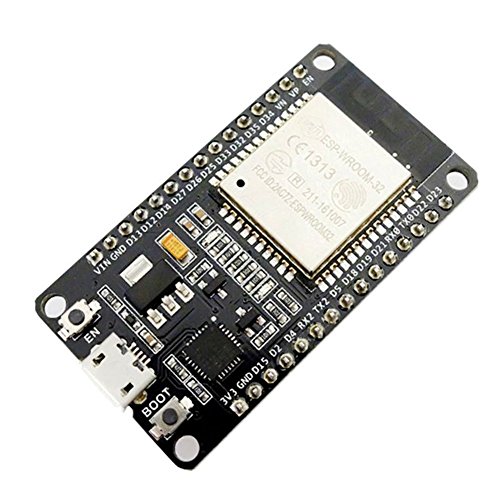 IZOKEE ESP32 Development Board WiFi + Bluetooth ESP32-DEVKITC NodeMCU Module Ultra-Low Power Consumption 2-In-1 Dual Core 2.4 GHz ESP-WROOM-32 Chip Soldered ESP-32S Board
