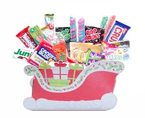 Amazon.com : Christmas Sleigh Candy Gift Basket : Gourmet Chocolate