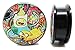 Adventure Time Ear Plugs - Finn & Jake Graffiti - Acrylic Screw-On - 10 Sizes - Brand NewPair