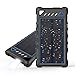 Portable Solar Charger 10000mAh with Dual USB Ports, Beartwo Waterproof Solar Power Bank with LED Flashlight, Dustproof /Shockproof Outdoor Solar Phone Charger for Smart Phones and other USB Devices
