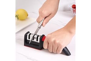 Multifunctional Knife Sharpener - Handheld Fast Sharpening Tool for Knives & Scissors, Professional Kitchen Sharpening Stone 