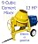 9 CU Cubic Concrete Cement Mixer 13HP Electric Gas Gasoline