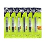 Zebra F301, F301 Ultra, F402, 301A, Spiral Ballpoint Pen Refills, 1.6mm, Bold Point, Black Ink, Pack of 12