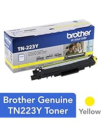 Brother TN223Y Cartucho de tóner amarillo de rendimiento estándar, TN223,   Dash Replenishment Cartridge