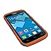 ASHIELD Ultra Shock&Drop-Proof Army-Grade Protective Hard Rugged Hybrid Slim Defender Case and Holster for For Alcatel OneTouch Icon Pop/ Alcatel One Touch Fierce 2 7040T /T Mobile /MetroPCS, POP ICON A564C /Straight Talk /TracFone (Black)- Extremly Dual layer Case with 360 Degrees Swivel Ring Kickstand and Rugged Holster (Orange+Gray)