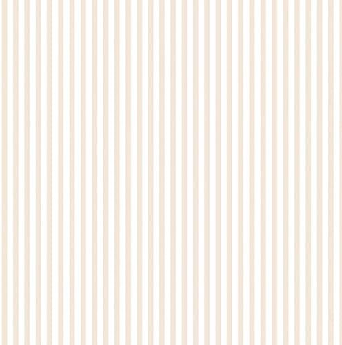 Manhattan comfort NWKC28520 Tampa Series Vinyl Striped Design Large Wallpaper Roll, 20.5" W x 32.7'L, Beige/Off White, Beige/Off White