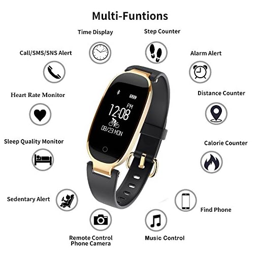 fitness tracker flenco smart watch